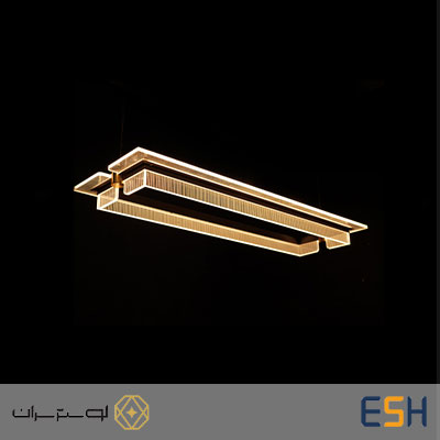 لوستر مدرن کد LX-886D سایز 90 در 30