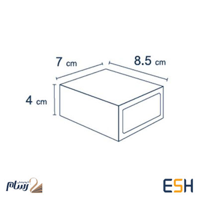 چراغ دکوراتیو IP65 دوطرفه 6 وات کد RL206-2 رسام